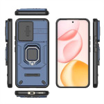 Хибриден гръб със стойка и слайдър за камера за HONOR 400 5G - тъмно син - 0