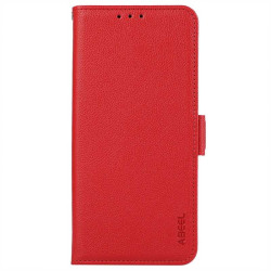 Кожен калъф страничен flip марка ABEEL за HONOR 400 5G – червен