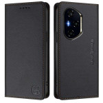 Кожен калъф страничен flip марка RINACASIS за HONOR 400 5G – черен - 1