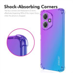 Силиконов гръб марка ENKAY за HONOR 400 5G -  цвят синьо - розов  - 3