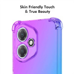 Силиконов гръб марка ENKAY за HONOR 400 5G -  цвят синьо - розов  - 0