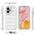 Подсилен силиконов гръб на ленти за HONOR 400 5G - бял - 1