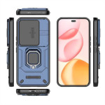 Хибриден гръб със стойка и слайдър за камера за Honor 400 Pro 5G - тъмно син - 1