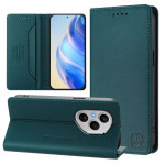 Кожен калъф тип портмоне марка RINACASIS за Honor 400 Pro 5G - тюркоазен - 0 Кожен калъф тип портмоне марка RINACASIS за Honor 400 Pro 5G - тюркоазен - 0