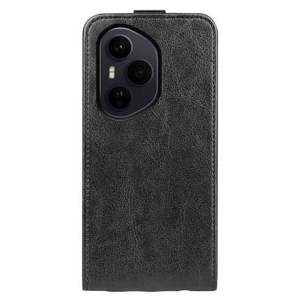 Кожен калъф flip за Honor 400 Pro 5G - черен Кожен калъф flip за Honor 400 Pro 5G - черен