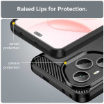 Силиконов гръб Rugged Armor за Honor 400 Pro 5G - черен - 0