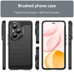 Силиконов гръб Rugged Armor за Honor 400 Pro 5G - черен - 1