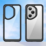 Силиконов гръб Rugged Armor за Honor 400 Pro 5G - черна рамка - 1