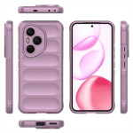 Подсилен силиконов гръб на ленти за Honor 400 Pro 5G - лилав - 1