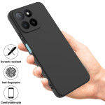 Силиконов гръб с верижка за Honor 400 Smart - черен - 1