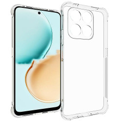 Силиконов гръб с подсилени ръбове за Honor 400 Smart - прозрачен