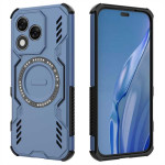 Хибриден гръб с метален пръстен за Honor 400 Lite 5G - тъмно син - 1