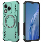 Хибриден гръб с метален пръстен за Honor 400 Lite 5G - зелен - 1