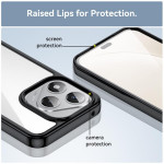 Силиконов гръб Rugged Armor за Honor 400 Lite 5G - черна рамка - 0