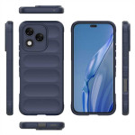 Подсилен силиконов гръб на ленти за Honor 400 Lite 5G - тъмно син - 0