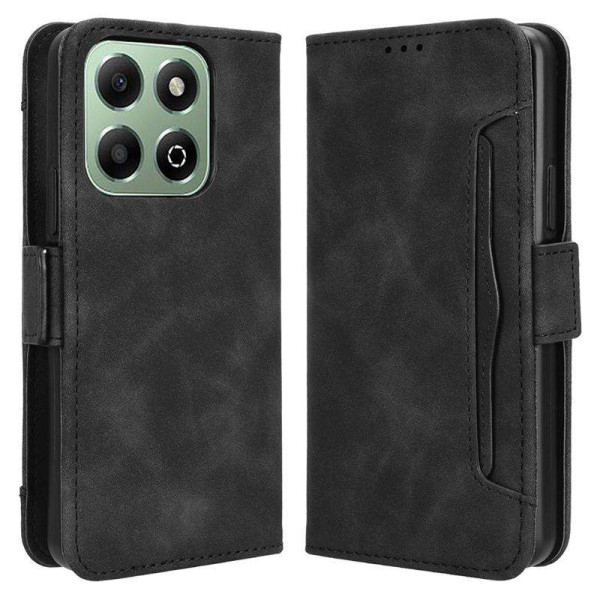Калъф тип портмоне с магнитна закопчалка за Honor X6b - черен Калъф тип портмоне с магнитна закопчалка за Honor X6b - черен