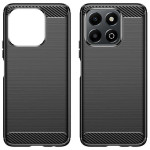 Силиконов гръб Rugged Armor за Honor X6b - черен - 3