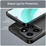 Силиконов гръб Rugged Armor за Honor X6b - черен - 2