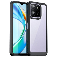 Силиконов гръб Rugged Armor за Honor X6b - черна рамка