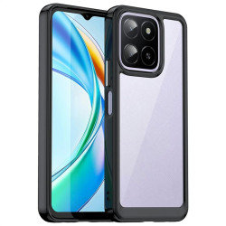 Силиконов гръб Rugged Armor за Honor X6b - черна рамка