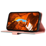 Кожен калъф тип портмоне марка ABEEL за Honor Magic7 Lite 5G - светло розов - 1 Кожен калъф тип портмоне марка ABEEL за Honor Magic7 Lite 5G - светло розов - 1