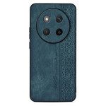 Силиконов гръб с покритие от кожа марка AZNS за Honor Magic7 Lite 5G - зелен - 0