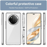 Силиконов гръб за Honor Magic7 Lite 5G - прозрачен - 2