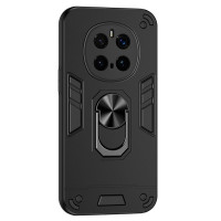 Хибриден гръб със стойка за Honor Magic7 Pro - черен