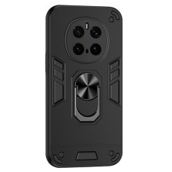Хибриден гръб със стойка за Honor Magic7 Pro - черен