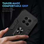 Хибриден гръб със стойка за Honor Magic7 Pro - черен - 0