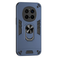 Хибриден гръб със стойка за Honor Magic7 Pro - тъмно син