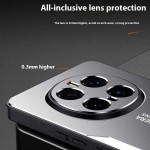 Алуминиев гръб за Honor Magic7 Pro - черен със сребрист ръб - 0
