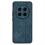 Силиконов гръб с покритие от кожа марка AZNS за Honor Magic7 Pro - зелен - 0