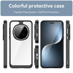 Силиконов гръб Rugged Armor за Honor Magic7 Pro - черна рамка - 1