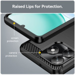 Силиконов гръб Rugged Armor за Honor X5c Plus - черен - 0