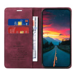 Калъф страничен flip марка BETOPNICE за Honor X8c – винено червен - 0