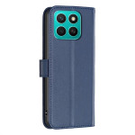 Кожен калъф тип портмоне марка BINFEN COLOR за Honor X8c - тъмно син - 2 Кожен калъф тип портмоне марка BINFEN COLOR за Honor X8c - тъмно син - 2
