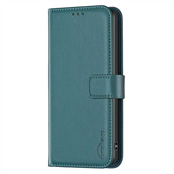 Кожен калъф тип портмоне марка BINFEN COLOR за Honor X8c - тюркоазен Кожен калъф тип портмоне марка BINFEN COLOR за Honor X8c - тюркоазен