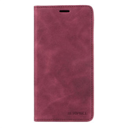 Калъф страничен flip марка BETOPNICE за Huawei Nova 13 – винено червен