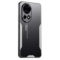 Алуминиев гръб за Huawei Nova 13 - черен със сребрист ръб