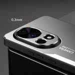 Алуминиев гръб за Huawei Nova 13 - черен със сребрист ръб - 0