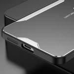 Алуминиев гръб за Huawei Nova 13 - черен със сребрист ръб - 1