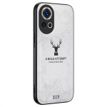 Силиконов гръб с покритие от кожа марка DEER за Huawei Nova 13 - сив