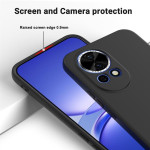 Силиконов гръб с верижка за Huawei Nova 13 - черен - 2