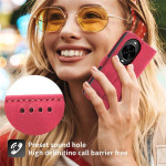 Калъф тип портмоне марка DIERFENG за Huawei Nova 14 Pro - червен - 0 Калъф тип портмоне марка DIERFENG за Huawei Nova 14 Pro - червен - 0