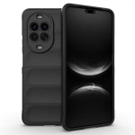 Подсилен силиконов гръб на ленти за Huawei Nova 14 Pro - черен