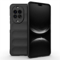 Подсилен силиконов гръб на ленти за Huawei Nova 14 Pro - черен