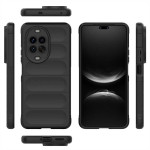Подсилен силиконов гръб на ленти за Huawei Nova 14 Pro - черен - 1