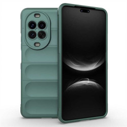 Подсилен силиконов гръб на ленти за Huawei Nova 14 Pro - зелен
