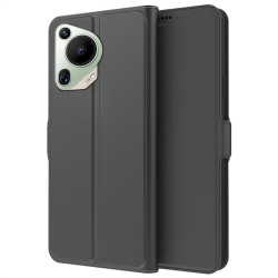 Тънък калъф страничен flip за Huawei Pura 70 Ultra &ndash; черен